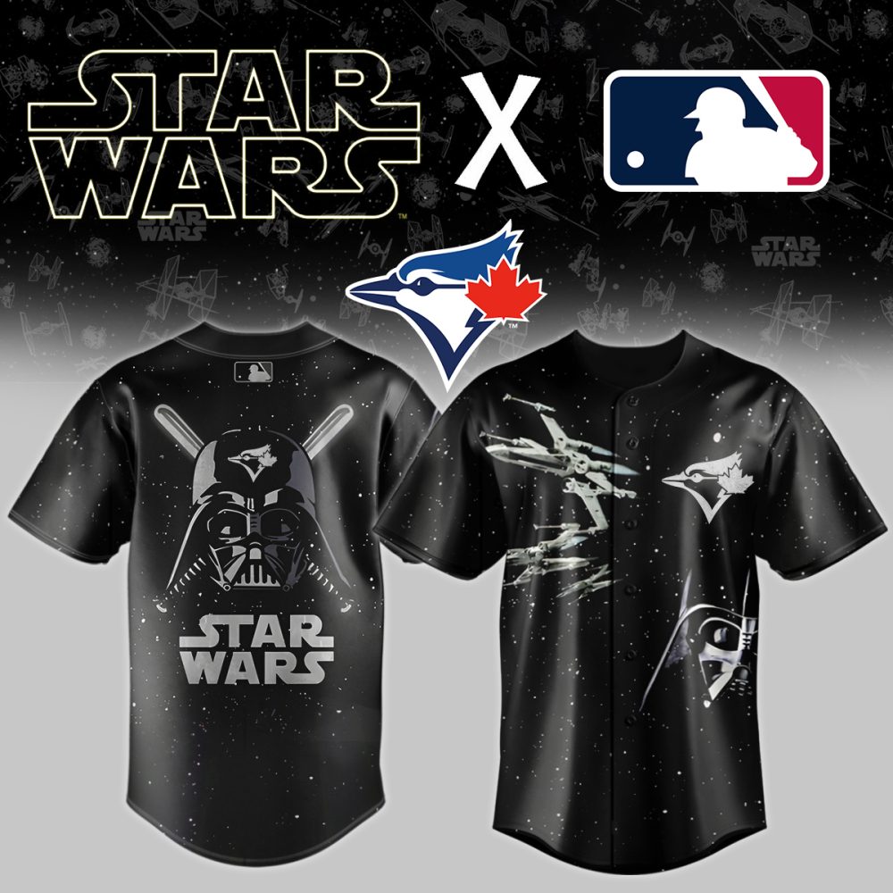 Star Wars X Mlb Blue Jays Jersey - Limited Edition Sci-Fi Baseball Apparel