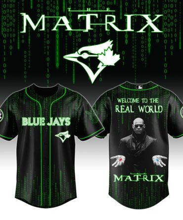 Matrix-Inspired Blue Jays Jersey - Limited Edition Fan Gear , Unleash Your Style