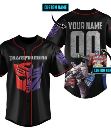 Custom Transformers Jersey – Personalize Name & Number – Perfect Gift For Fans!