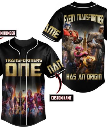 Custom Transformers Jersey - Personalize Name & Number - Fans Edition