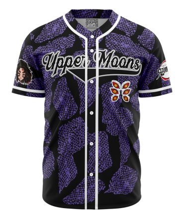 Stylish Anime-Inspired Baseball Jersey , Unique Upper Moons Design , Unisex Trendy Apparel