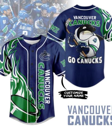 Vancouver Canucks Customizable Jersey - Personalized Name, Premium Fan Gear
