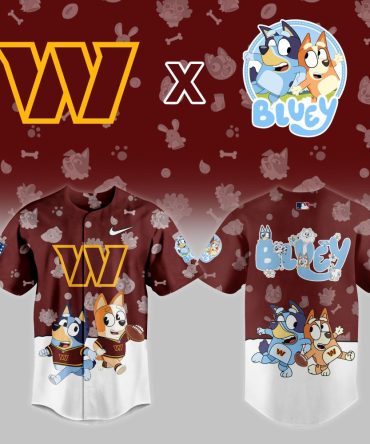 Official W X Bluey Kids' Baseball Jersey – Limited Edition Fun Sportswear