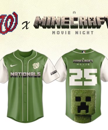 Exclusive Nationals X Minecraft Jersey – Limited Edition Collectible For Movie Night Fans!