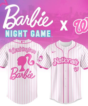 Limited Edition Barbie Night Game Jersey - Nationals Pink Baseball Shirt For Fans