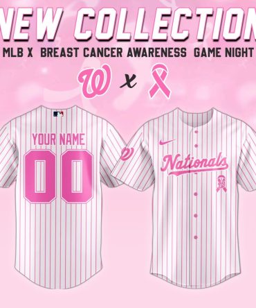 Custom Mlb Pink Jersey - Breast Cancer Awareness Game Night Edition