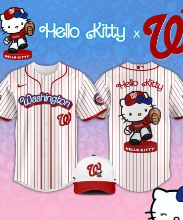 Hello Kitty X Washington Nationals Baseball Jersey – Limited Edition Collectible