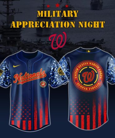 Patriotic Nationals Jersey – Military Appreciation Night Limited Edition