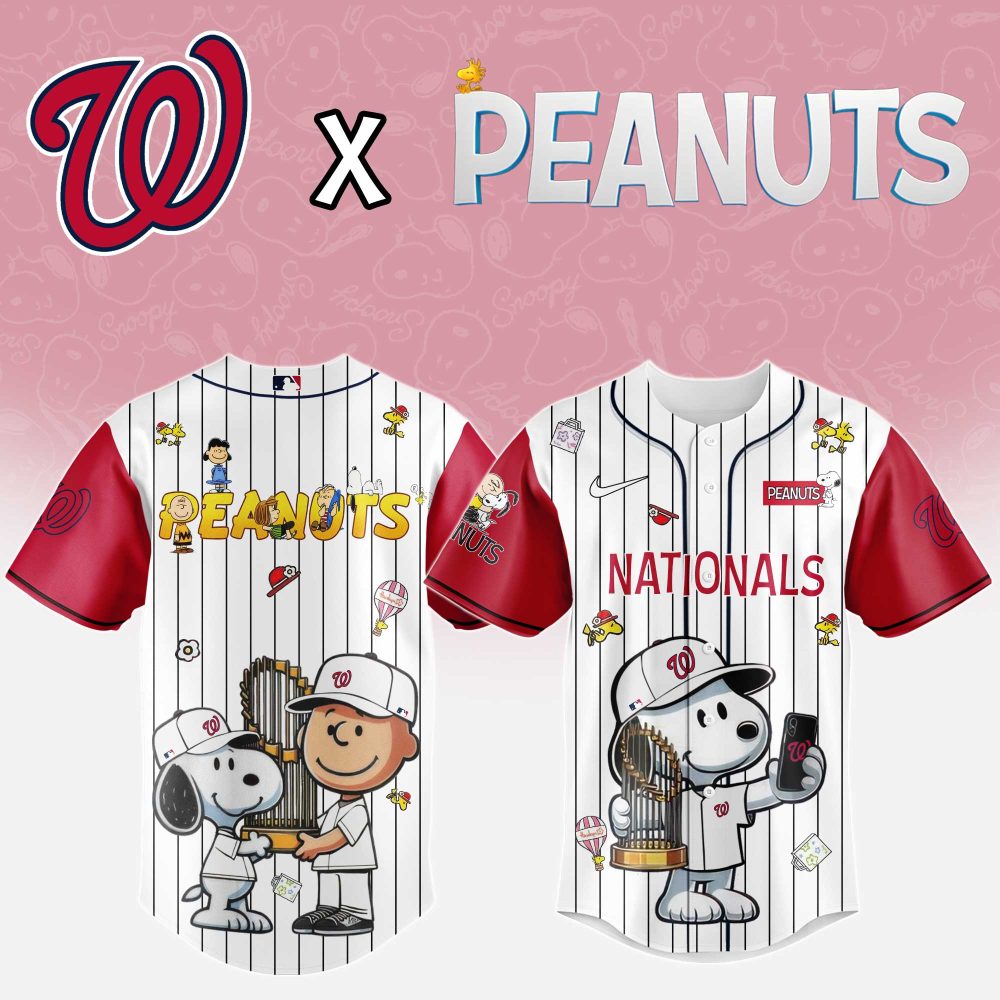 Exclusive Nationals X Peanuts Baseball Jersey – Limited Edition Fan Gear