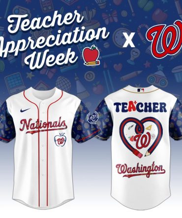 Celebrate Teacher Appreciation With Nationals Limited Edition Jersey – Perfect Gift!