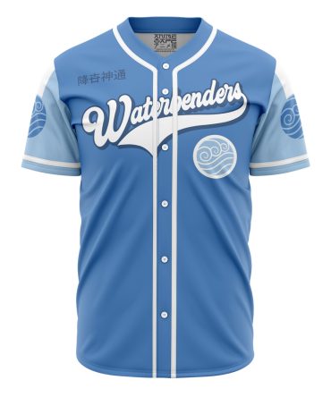Waterbenders Blue Baseball Jersey - Anime-Inspired Sportswear For Fans