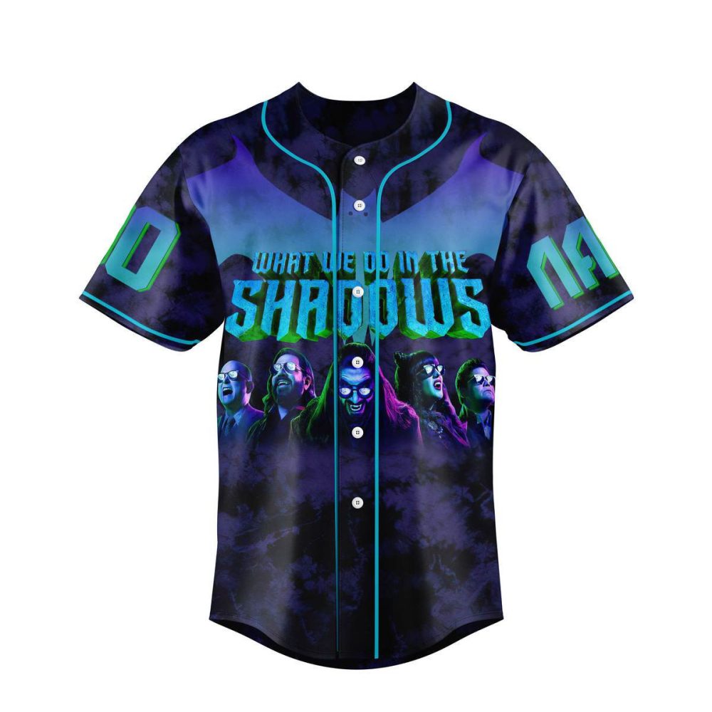 Customizable 'What We Do In The Shadows' Baseball Jersey - Add Your Name & Number! - Image 2