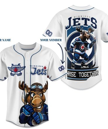 Custom Winnipeg Jets Moose Hockey Jersey - Personalize Name & Number - Unique Gift!
