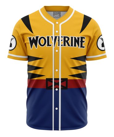 Retro Wolverine-Inspired Baseball Jersey – Unisex, Vibrant Colors, Perfect Gift!