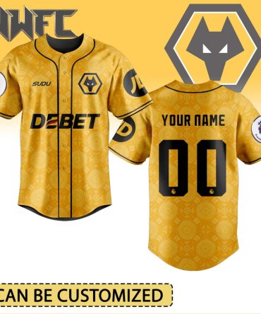 Customizable Wolves Fc Jersey – Personalize Your Name & Number – Premier League Edition