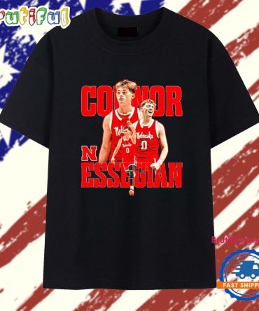 Connor Essegian Nebraska Basketball Player Collage T Shirt