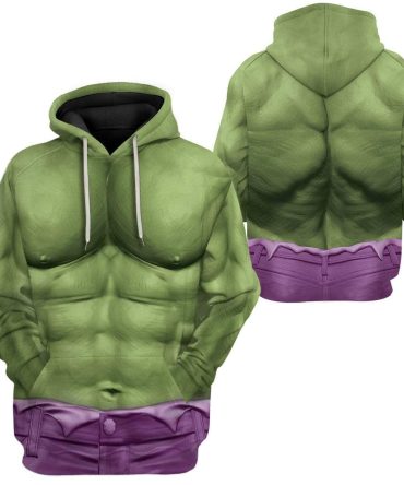 Marvel T-Shirt Hulk Shirt The Incredible Hulk Costume Hoodie Marvel Hoodie Hulk Hoodie