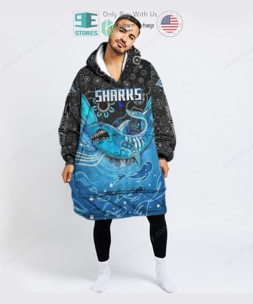 Best Cronulla Sharks Hooded Blanet Hoodie