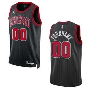 Chicago Bulls Custom 2022-23 Statement Edition Black Swingman Jersey - Alzaintravels