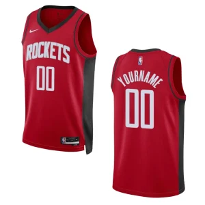 Custom Icon Edition Houston Rockets 2022-23 Red Swingman Jersey - Alzaintravels