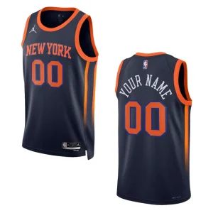 Custom Statement Edition New York Knicks 2022-23 Black Swingman Jersey - Alzaintravels