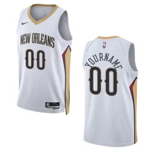 New Orleans Pelicans Custom 2022-23 Association Edition White Swingman Jersey - Alzaintravels