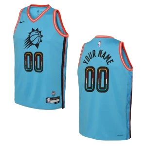 Phoenix Suns 2022-23 City Edition Youth Custom Turquoise Jersey - Alzaintravels