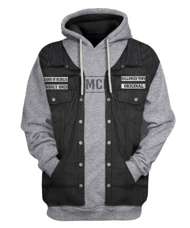 Tnbc Hoodie Halloween Town Original Costume Grey Hoodie