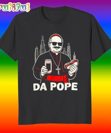 Da Pope From America Chicago Pope Leo Xiv Vintage T Shirt