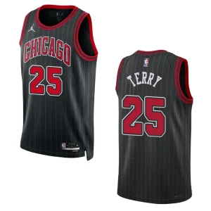 Chicago Bulls Dalen Terry 2022-23 Statement Edition Black Swingman Jersey - Alzaintravels