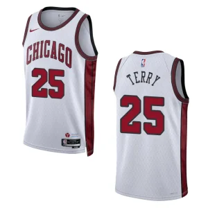 Dalen Terry City Edition Chicago Bulls 2022-23 White Swingman Jersey - Alzaintravels