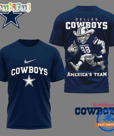 Dallas Cowboys 2025 Nfl Nation Gear All Over Print Shirt