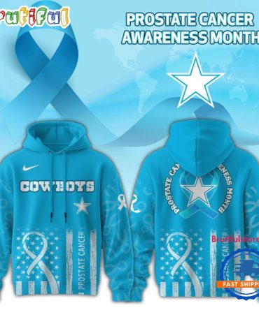 Dallas Cowboys 2025 Nfl Prostate Cancer Awareness Hoodie Shirt
