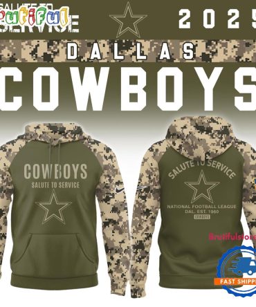 Dallas Cowboys Salute To Service Limited Hoodie