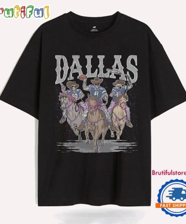 Dallas Cowboys Skeleton Football Players T Shirt