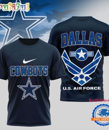 Dallas Cowboys Us Air Force Military Unisex 3D Shirt