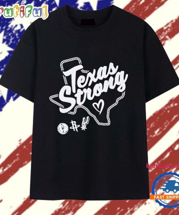 Dallas Mavericks Houston Rockets And San Antonio Spurs Players Support Texas Flood T Shirt