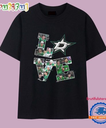 Dallas Stars In Love Signatures 2025 T Shirt