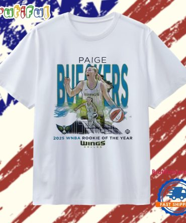 Dallas Wings Paige Bueckers 2025 Wnba Rookie Of The Year Vintage T Shirt