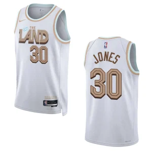 Damian Jones City Edition Cleveland Cavaliers 2022-23 White Swingman Jersey - Alzaintravels