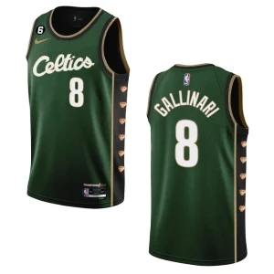 Boston Celtics Danilo Gallinari 2022-23 City Edition Dark Green Swingman Jersey - Alzaintravels