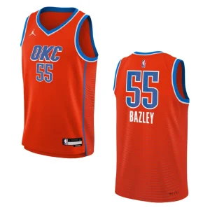 Oklahoma City Thunder 2022-23 Statement Edition Youth Darius Bazley Orange Jersey - Alzaintravels