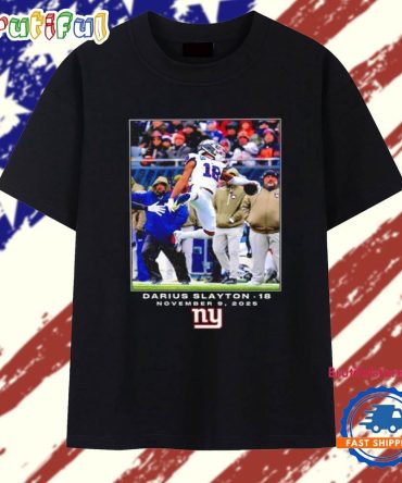 Darius Slayton New York Giants Nfl Flash Features Week 10 T Shirt