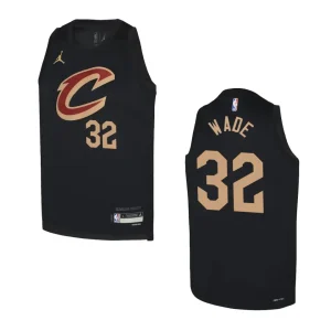 2022-23 Cleveland Cavaliers Youth Statement Edition Dean Wade Black Jersey - Alzaintravels