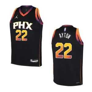2022-23 Phoenix Suns Youth Statement Edition DeAndre Ayton Black Jersey - Alzaintravels