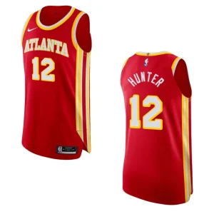 Atlanta Hawks De'Andre Hunter Icon Jersey Authentic Red - Alzaintravels