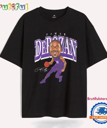 Demar Derozan Sacramento Kings Signature Caricature T Shirt