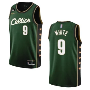 Boston Celtics Derrick White 2022-23 City Edition Dark Green Swingman Jersey - Alzaintravels