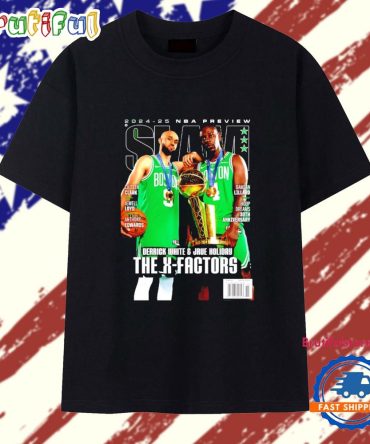 Derrick White And Jrue Holiday The X-Factors 2024-25 Nba Preview Slam T Shirt