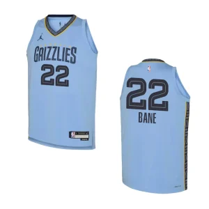 2022-23 Memphis Grizzlies Youth Statement Edition Desmond Bane Light Blue Jersey - Alzaintravels